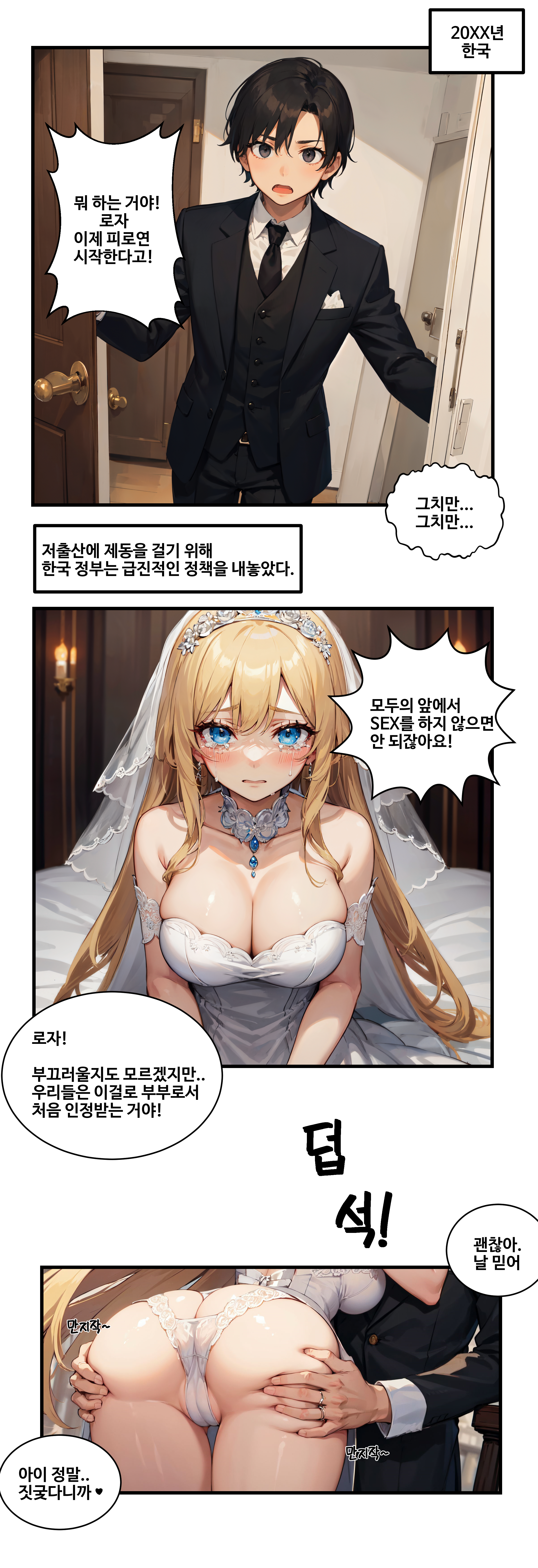 신부의 xxx을 커팅하는 만화 썸네일